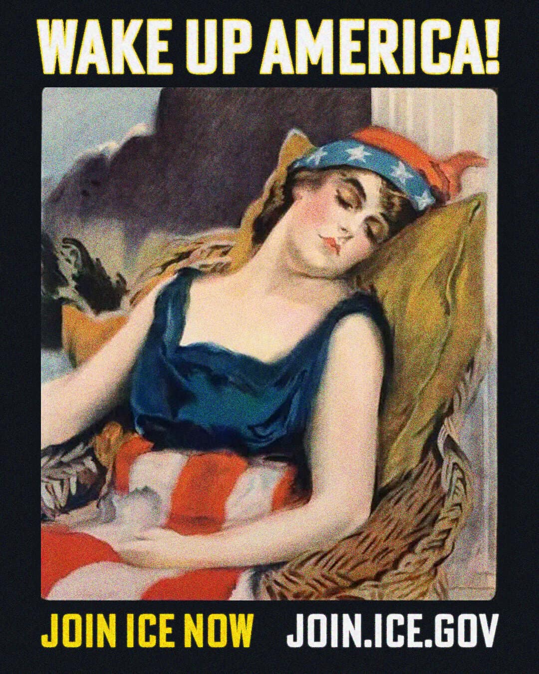 'Wake up America!' Photo: Homeland Security's Twitter account @DHSgov