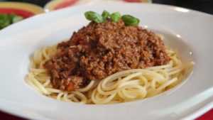 Bolognese with lentils
