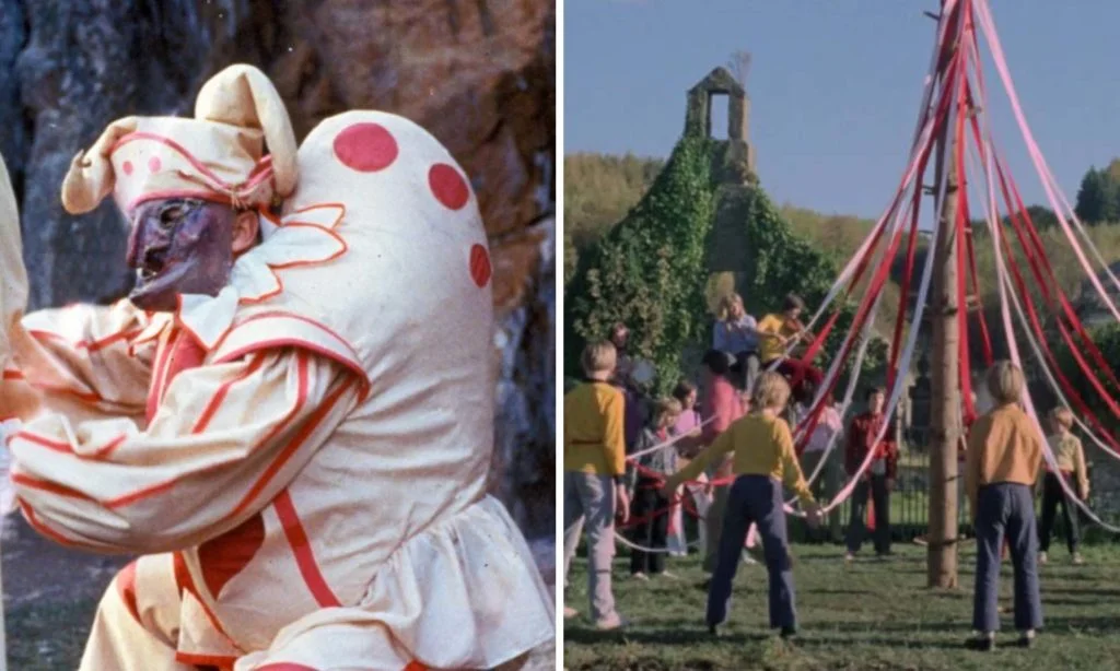 Dinosaurs, The UN, May day celebration, an independent Scotland & ice cream! 1 Can you name this May Day movie based on these two screenshots