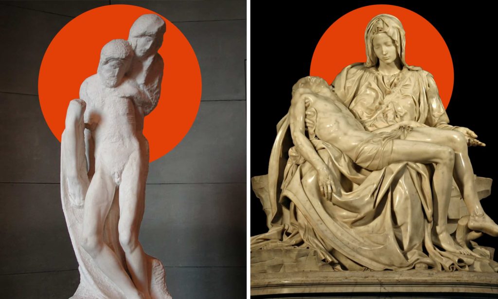The Perfected Thought of Michelangelo The Vatican Pieta The Rondanini Pieta@0.5x