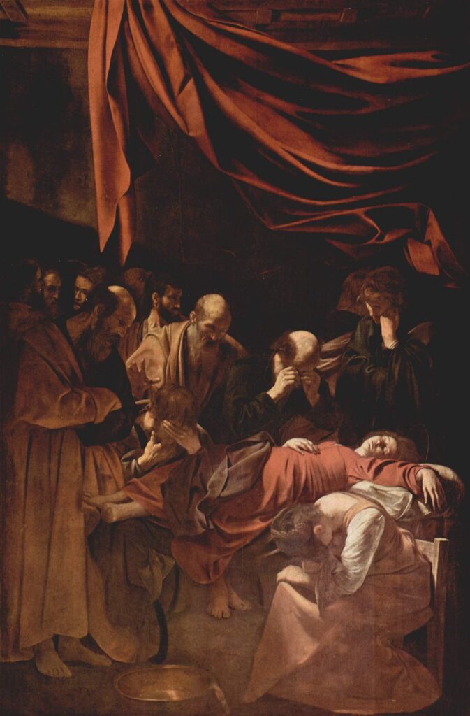 The Death of the Virgin in Louvre Museum in Paris