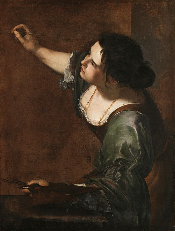 Artemisia Gentileschi's self portrait