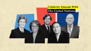 Celebrity islands with the United Nations