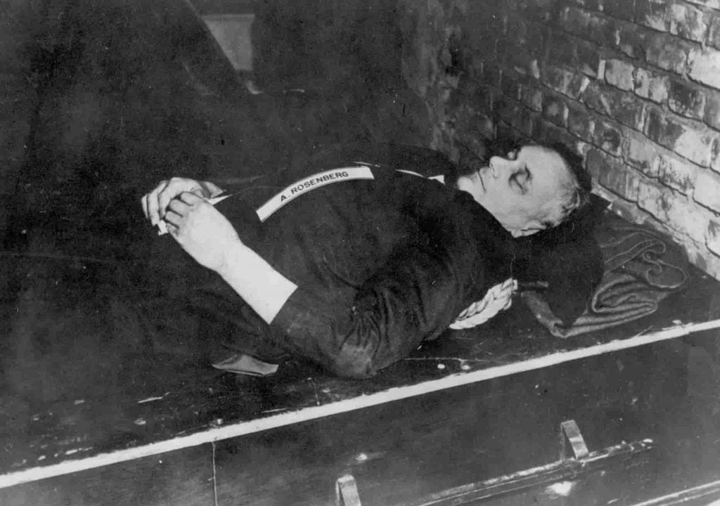 Alfred Rosenberg dead