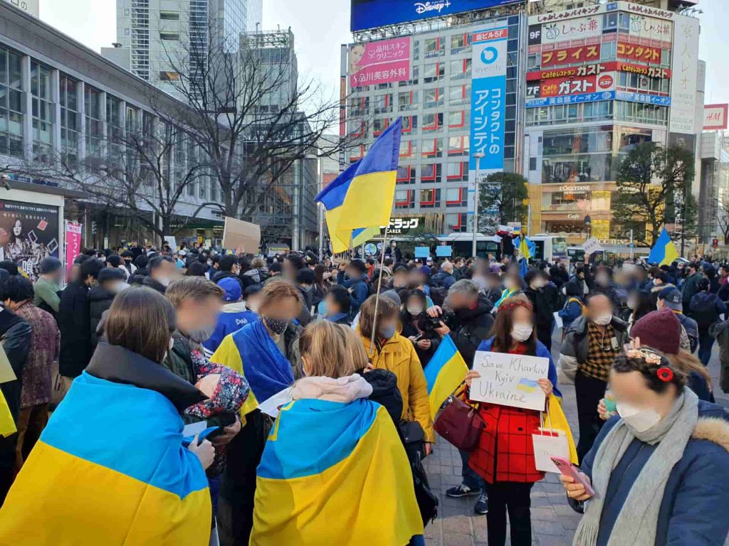 Tokyo Japan — The world stands up to Putins bloodthirsty antics