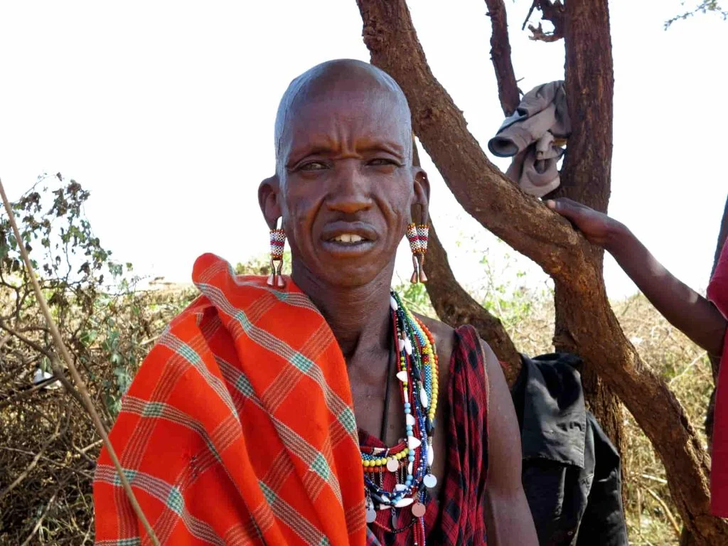 Portraits from Tanzania - In Pictures 2 The doctor and teacher of one of the Maasai tribes in Amboseli 7835
