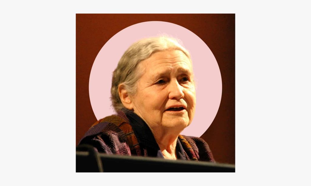 Doris Lessing subjecting a divided civilisation to scrutiny