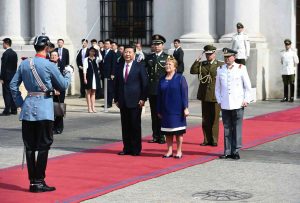 Michelle Bachelet and Xi Jinping United Nations