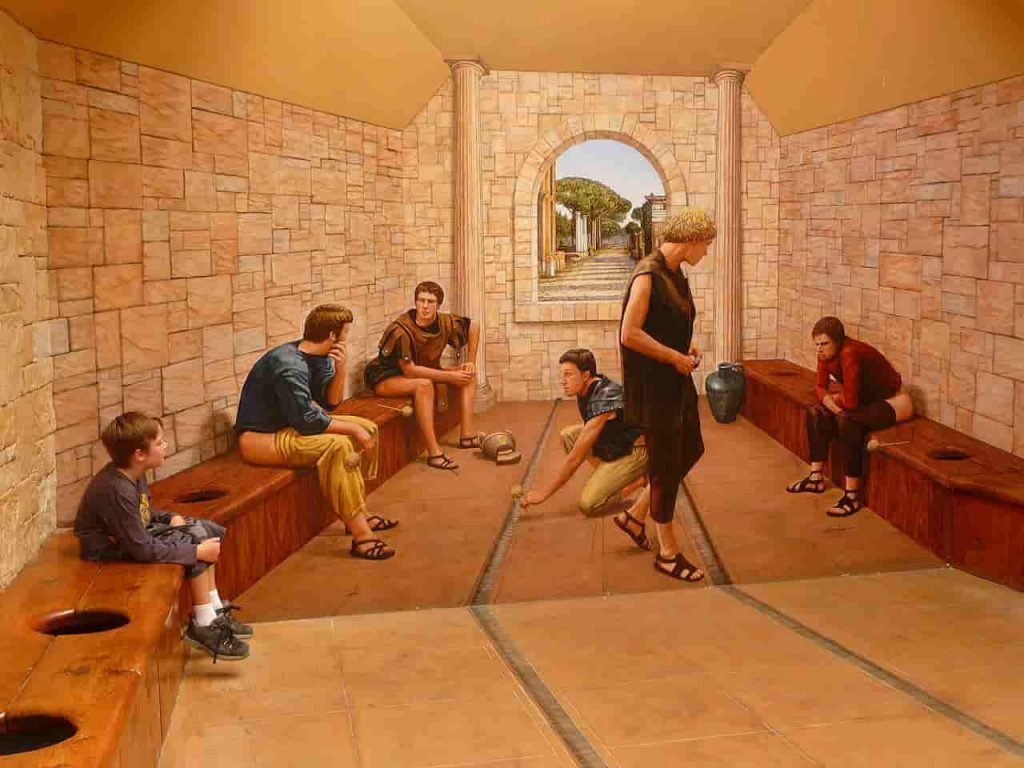toilets of ancient Rome