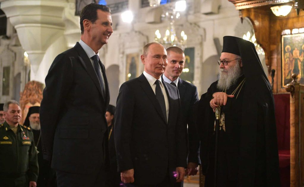 Vladimir Putin and Bashar Al-Assad
