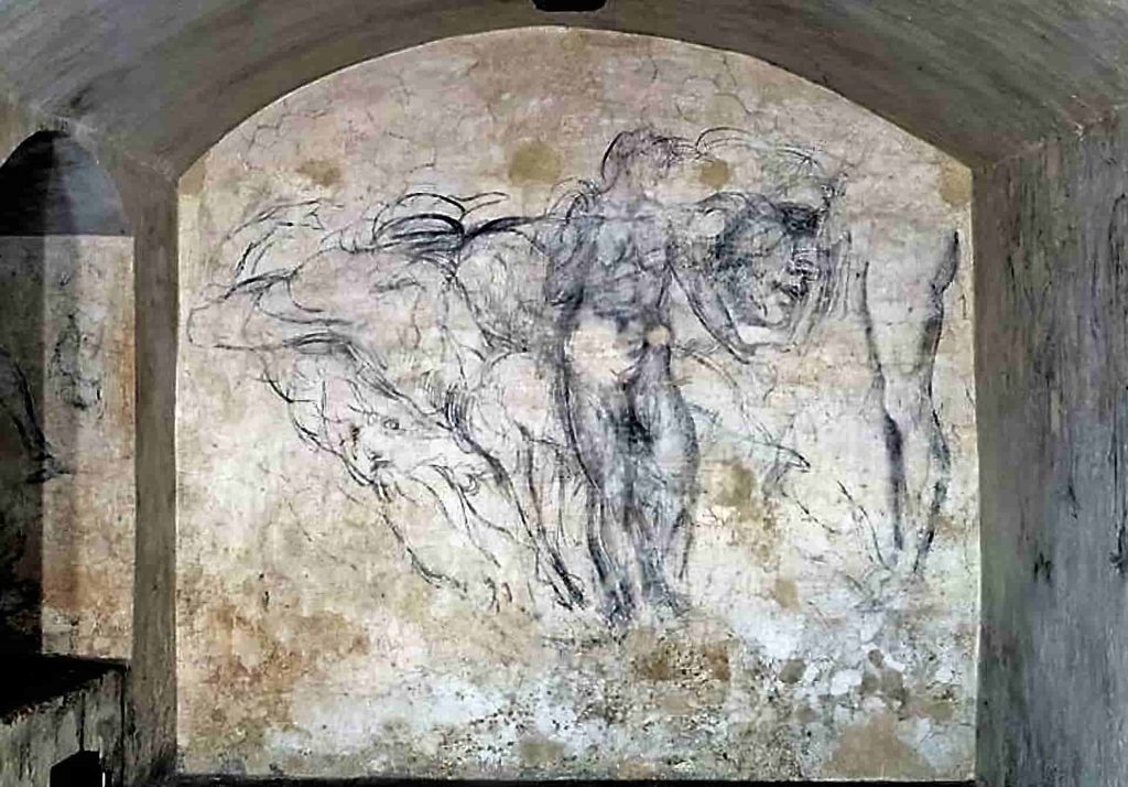 Graffiti at Medici Chapels
