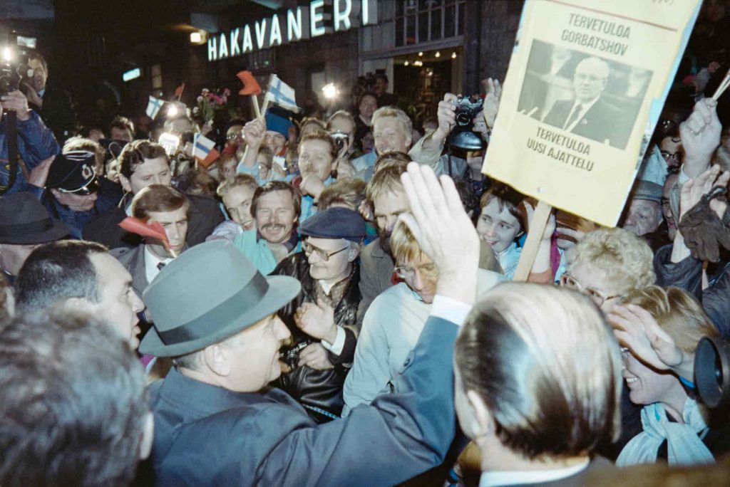 Gorbachev in Helsinki
