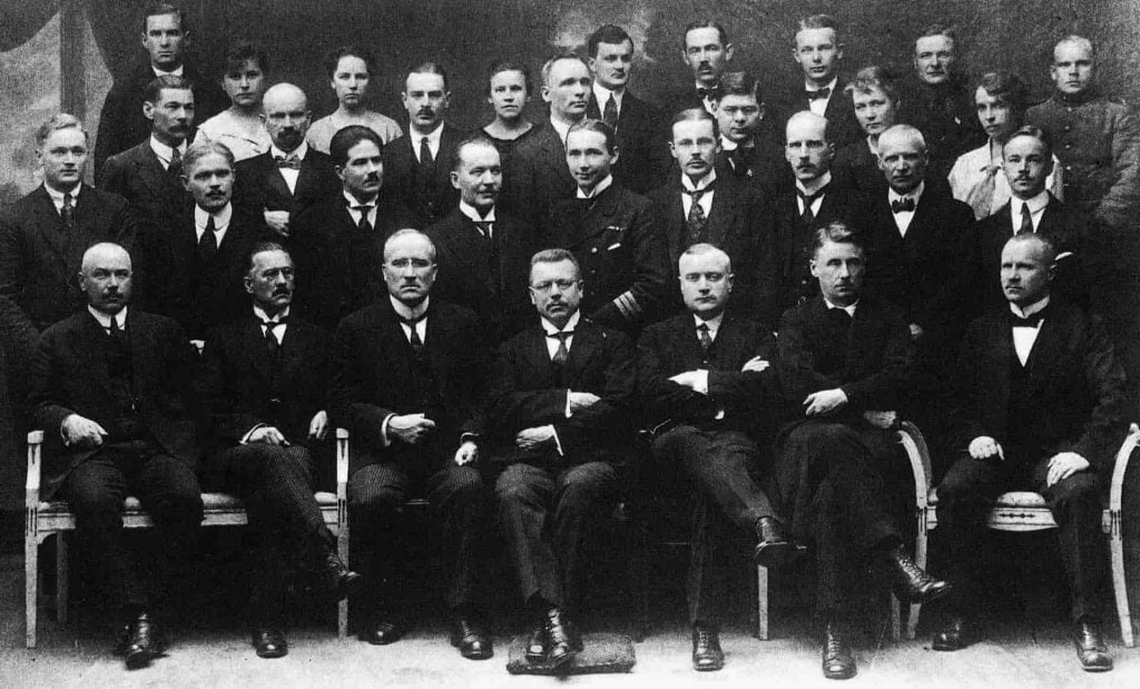 Group of Finnish delegates