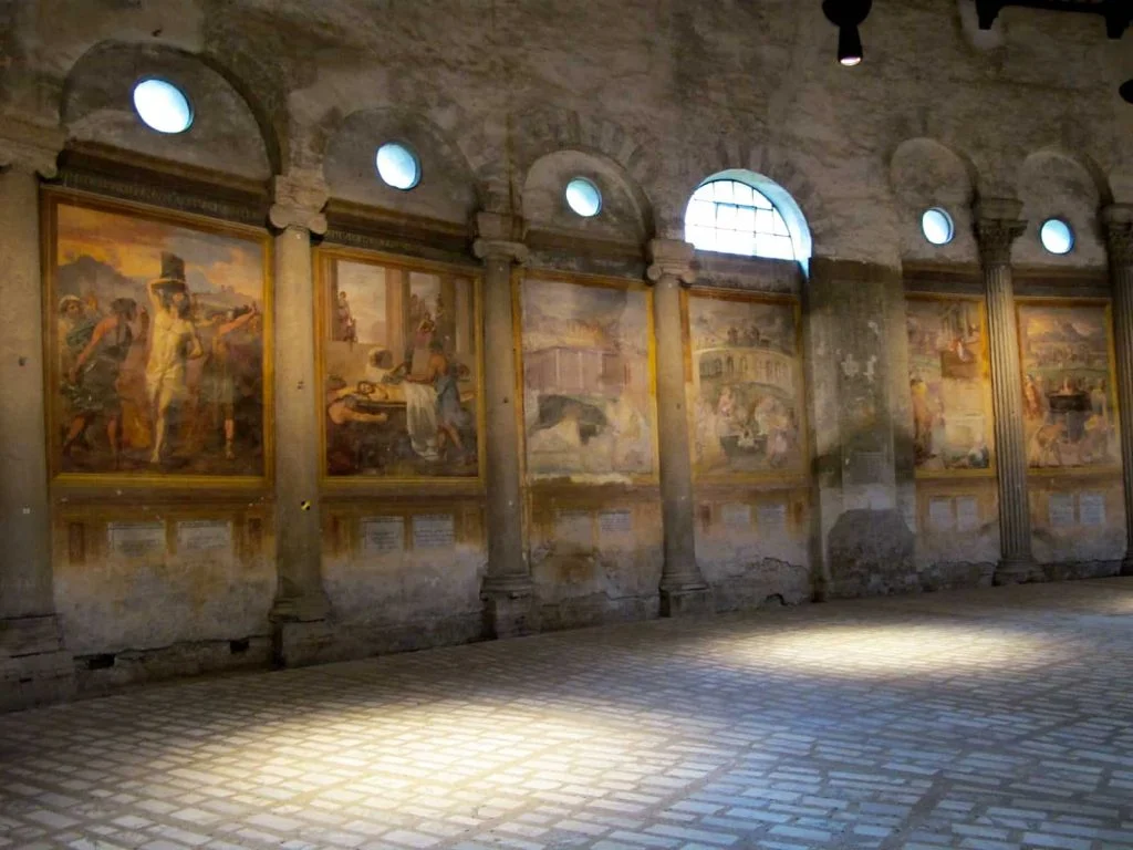 Off with the head! Getting Rid of Phoney Justice 9 walls of the Santo Stefano Rotondo