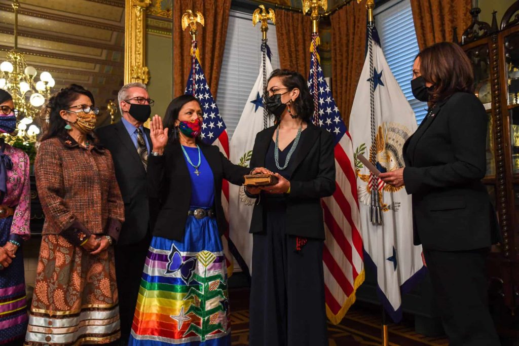 Deb Haaland sworn in