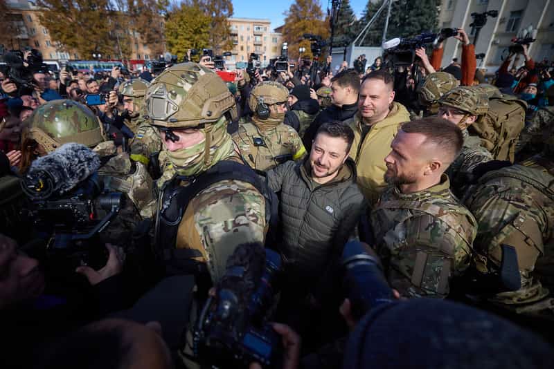 Zelenskyy in Kherson