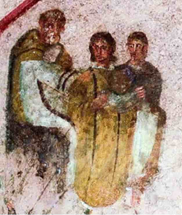 Balaam in Catacombs of Santa Priscilla in Rome
