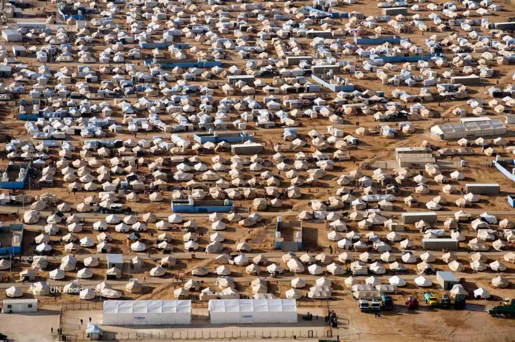Photo of a Refugee camp