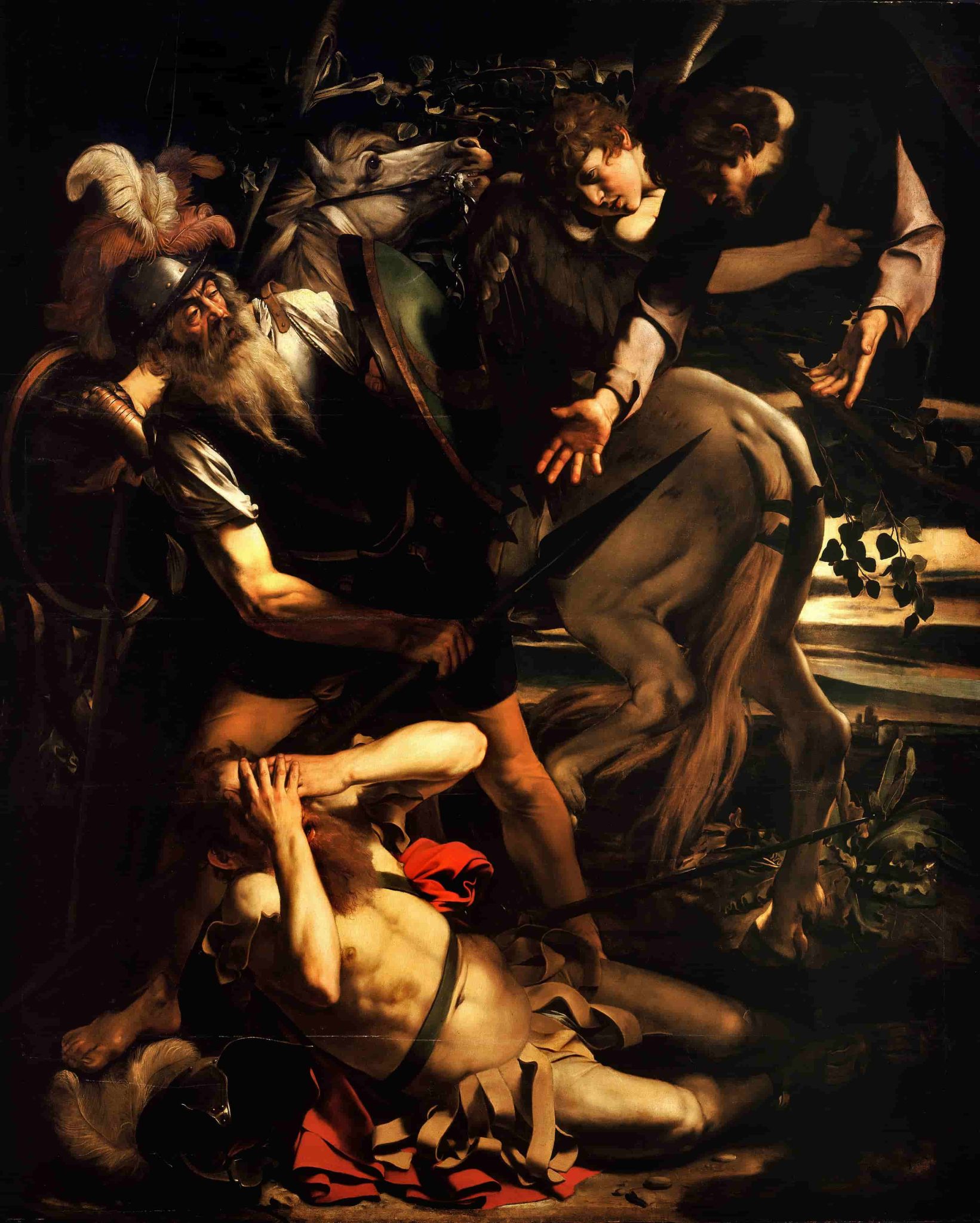 The Conversion Of St Paul By Caravaggio A Masterpiece Of Dramatic Intensity And Transformative