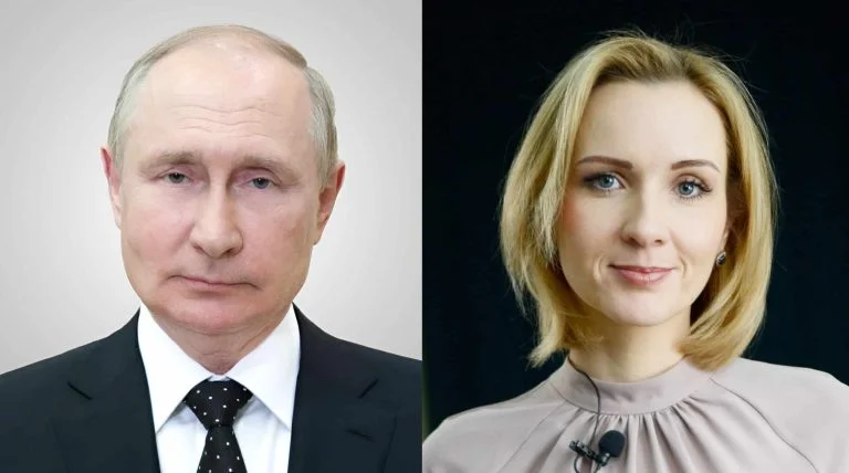Vladimir Putin and Maria Lvova-Belova