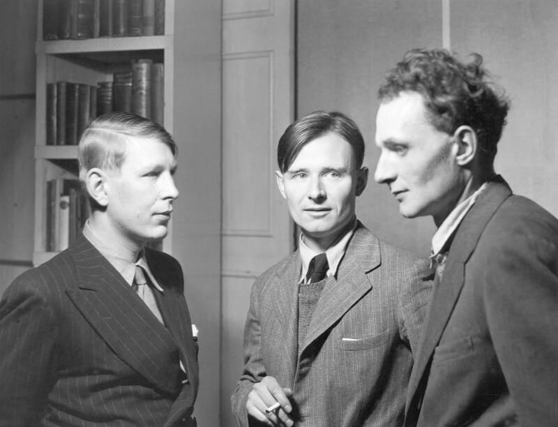 W.H. Auden, Christopher Isherwood and Stephen Spender.