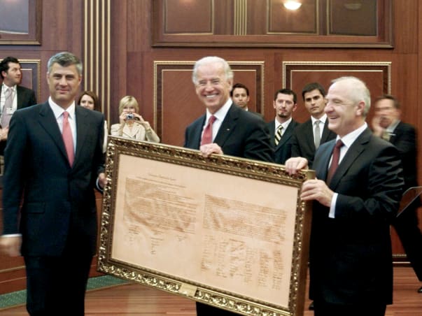 Biden, Thaçi and the Declaration of Independence of Kosovo