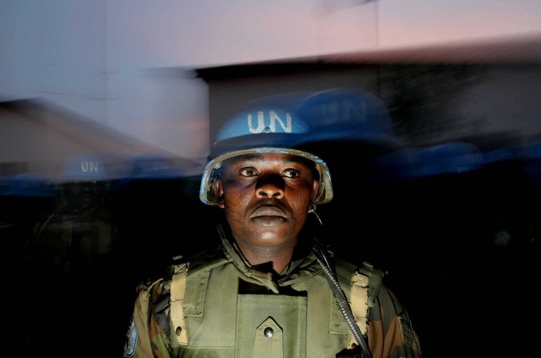 UNAMID peacekeepers prepare for night patrol exercise. Photo: Stuart Price/ UN Photo/ Flickr © CC BY-NC-ND 2.0 DEED