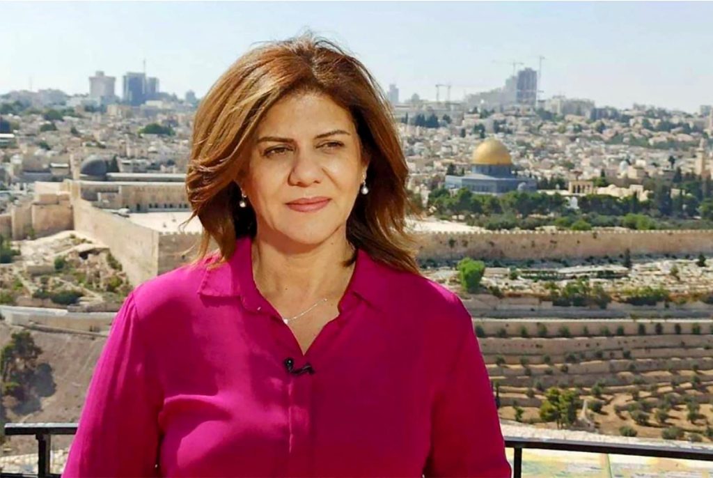 Journalist Shireen Abu Akleh, tragically killed by an IDF sniper in May 2022 while reporting in Jenin, was renowned across the Arab world for her dedicated 25-year career with Al Jazeera, covering significant events and striving to unveil the truth. Photo: Al Jazeera Media Network ©  CC BY-SA 4.0 Deed 